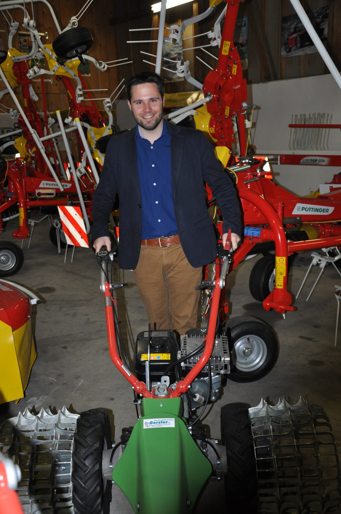 CVP Benken zu Besuch bei der Gerster Landmaschinentechnik AG (Samstag, 28.03.2015)